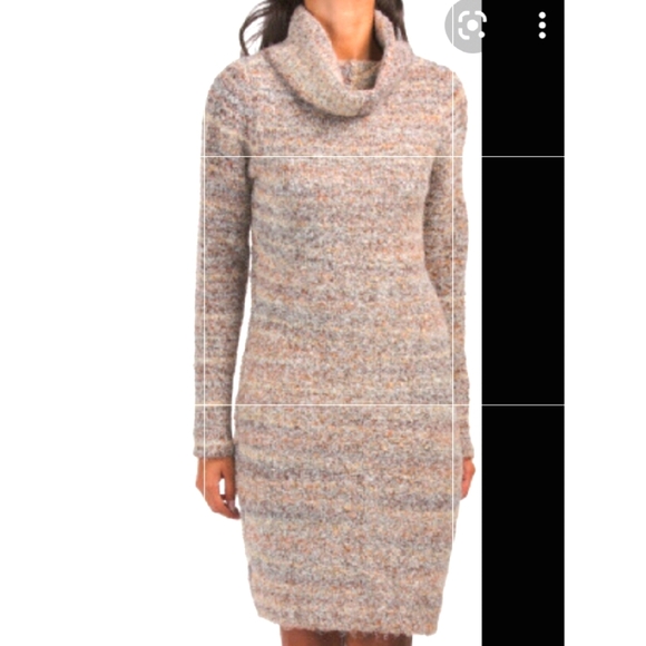 Rachel Zoe Turtleneck Knit Sweater Dress size L - Picture 1 of 13